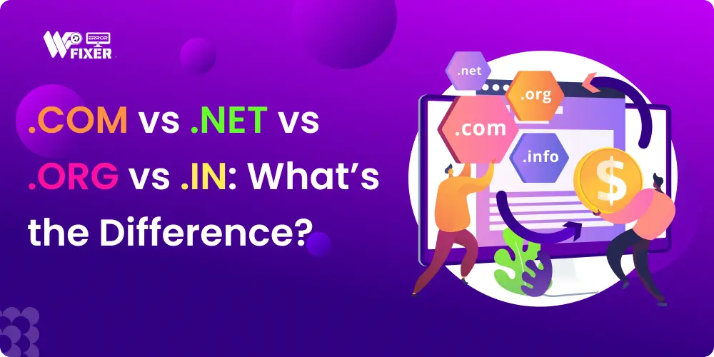 Differences Between COM vs .NET vs .ORG vs .IN