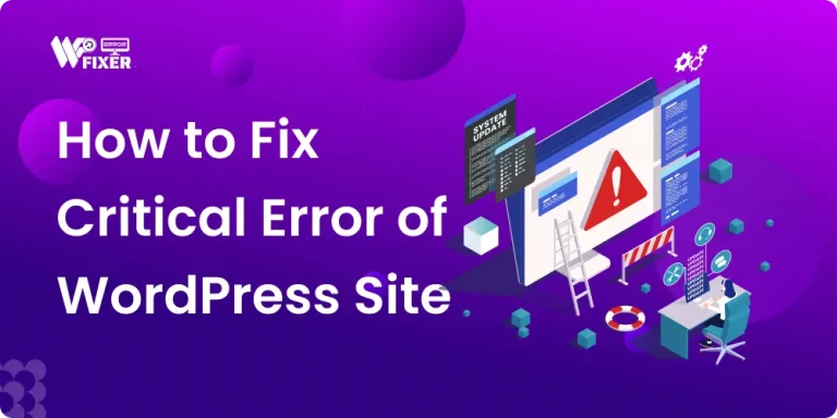 How to Fix Critical Issue of WordPress Website